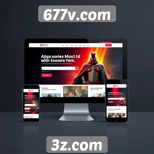 Acessibilidade do site 677v.com em diferentes dispositivos